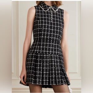 Alice & Olivia Tweed Mini Dress